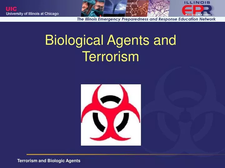 biological agents and terrorism