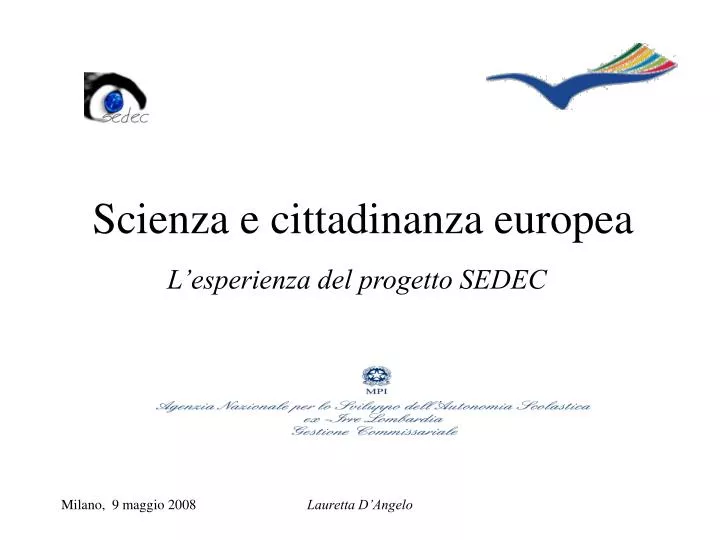 scienza e cittadinanza europea