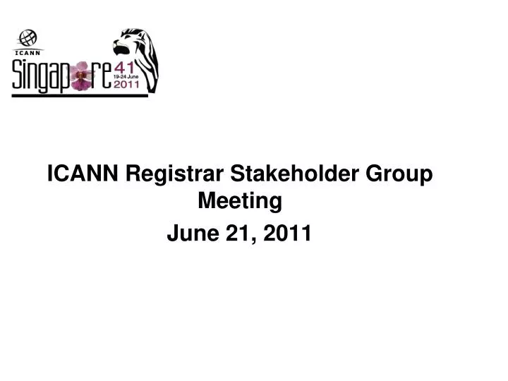 icann registrar stakeholder group meeting june 21 2011