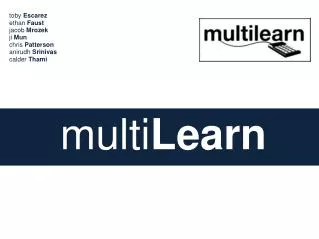 multi Learn
