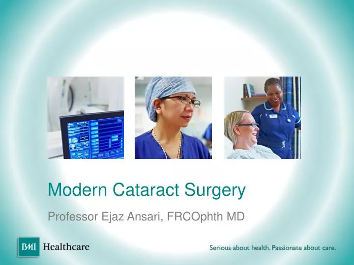 modern cataract surgery