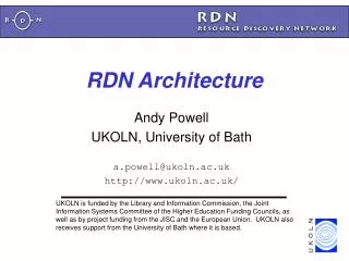 RDN Architecture
