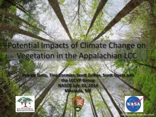 Potential Impacts of Climate Change on Vegetation in the Appalachian LCC