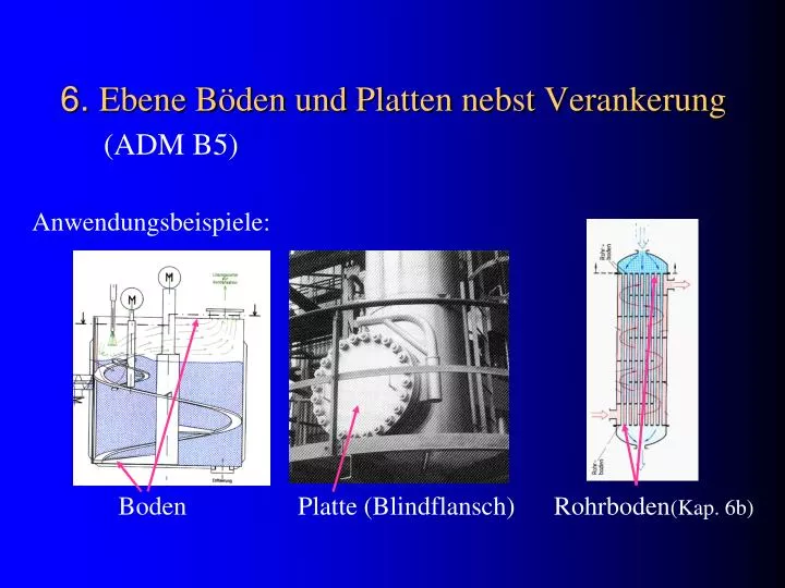 6 ebene b den und platten nebst verankerung