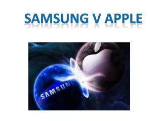 Samsung V apple