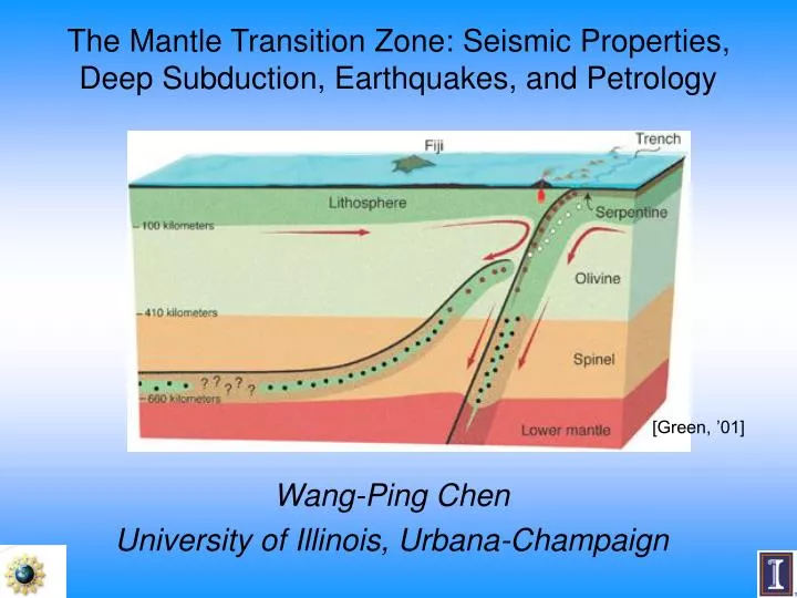 the mantle transition zone seismic properties deep subduction earthquakes and petrology