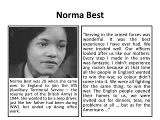Norma Best