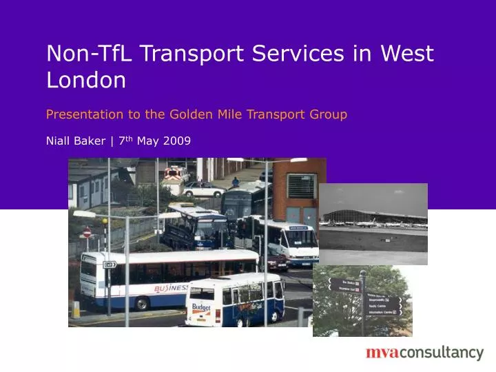 non tfl transport services in west london