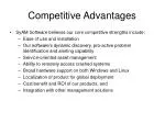 Competitive Advantages of SyAM Software: Streamlined Management Solutions - slide 1
