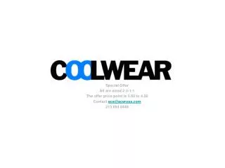 Coolwear