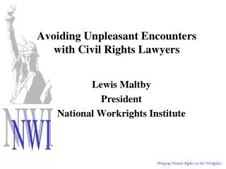 Avoiding Unpleasant Encounters with Civil Rights Lawyers