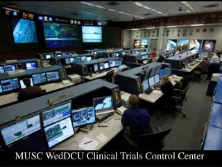 MUSC WedDCU Clinical Trials Control Center