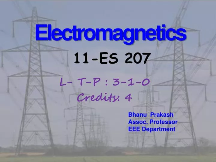 electromagnetics 11 es 207