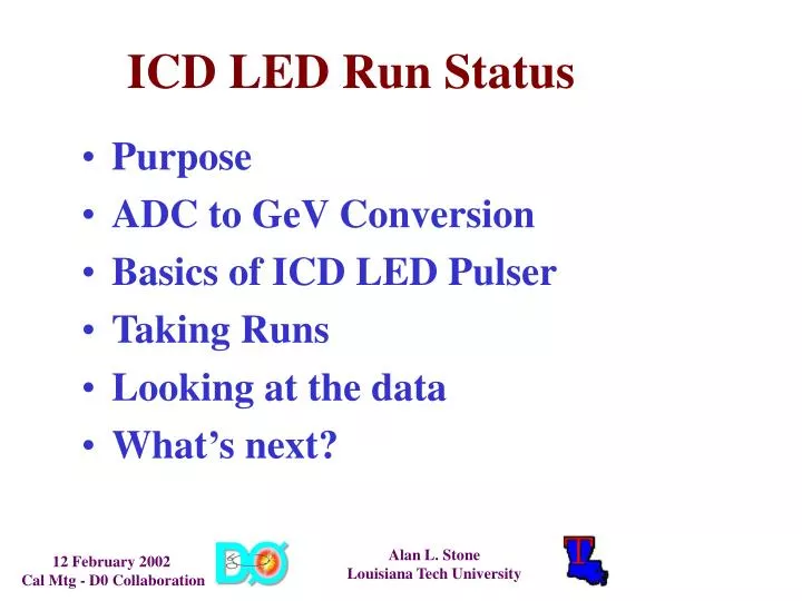 icd led run status