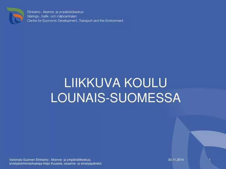 liikkuva koulu lounais suomessa