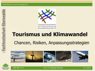 Tourismus und Klimawandel Chancen, Risiken, Anpassungsstrategien