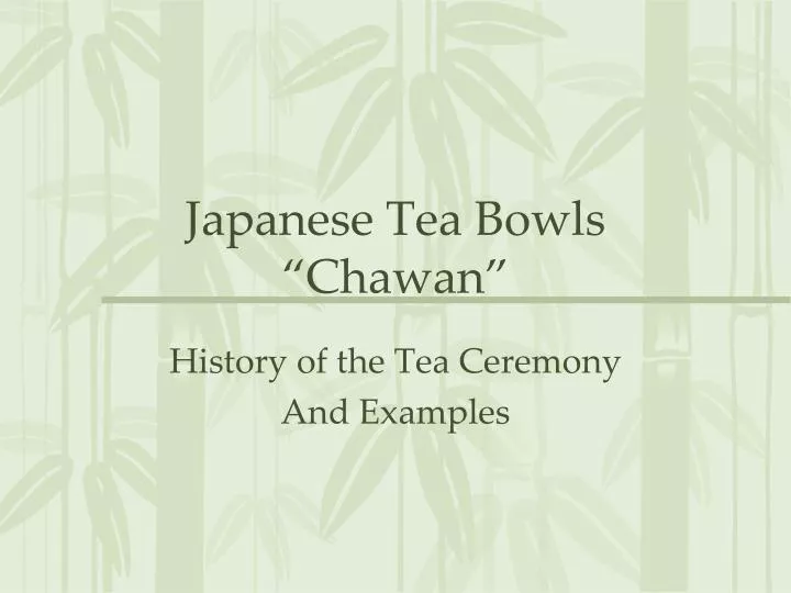 japanese tea bowls chawan
