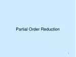 Partial Order Reduction - slide 1