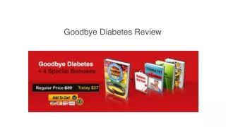 Goodbye diabetes Book