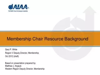 Membership Chair Resource Background