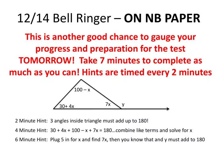 12 14 bell ringer on nb paper