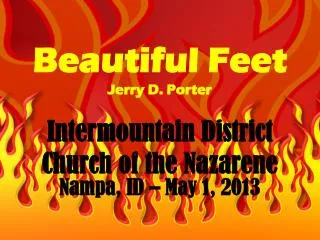 Beautiful Feet Jerry D. Porter