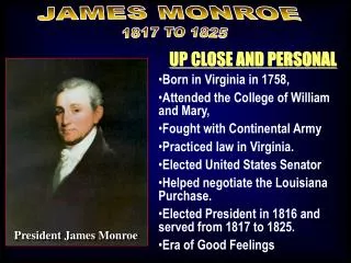 JAMES MONROE