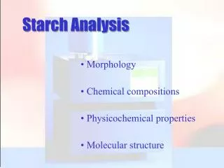 Starch Analysis