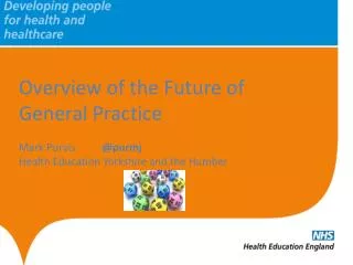 Overview of the Future of General Practice Mark Purvis @purmj