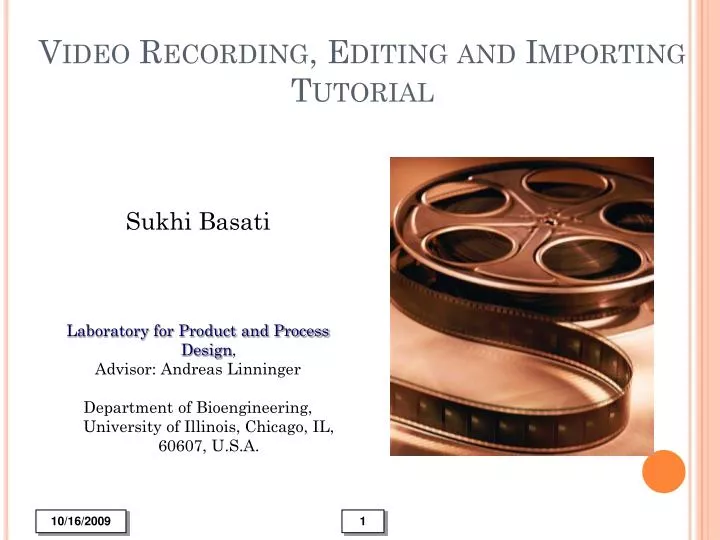 video recording editing and importing tutorial