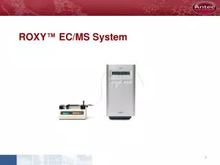 ROXY™ EC/MS System