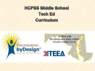 HCPSS Middle School Tech Ed Curriculum