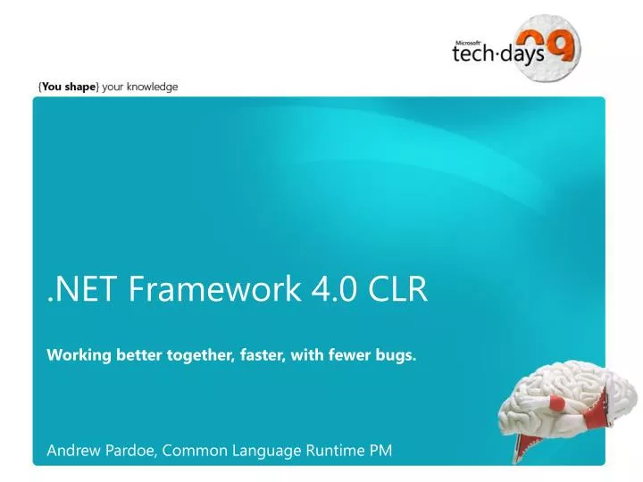 net framework 4 0 clr