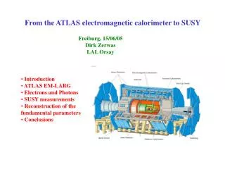 From the ATLAS electromagnetic calorimeter to SUSY