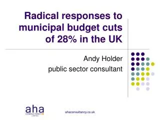 Radical responses to municipal budget cuts of 28% in the UK