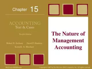 The Nature of Management Accounting