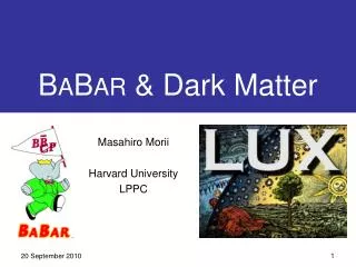 B A B AR &amp; Dark Matter