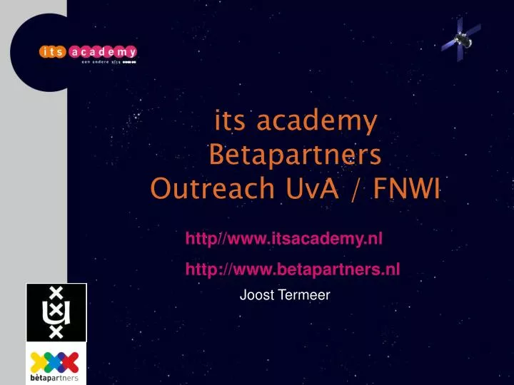 i ts academy betapartners outreach uva fnwi