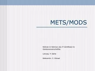 METS/MODS
