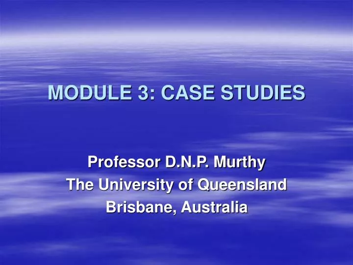 module 3 case studies