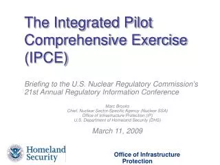 The Integrated Pilot Comprehensive Exercise (IPCE)