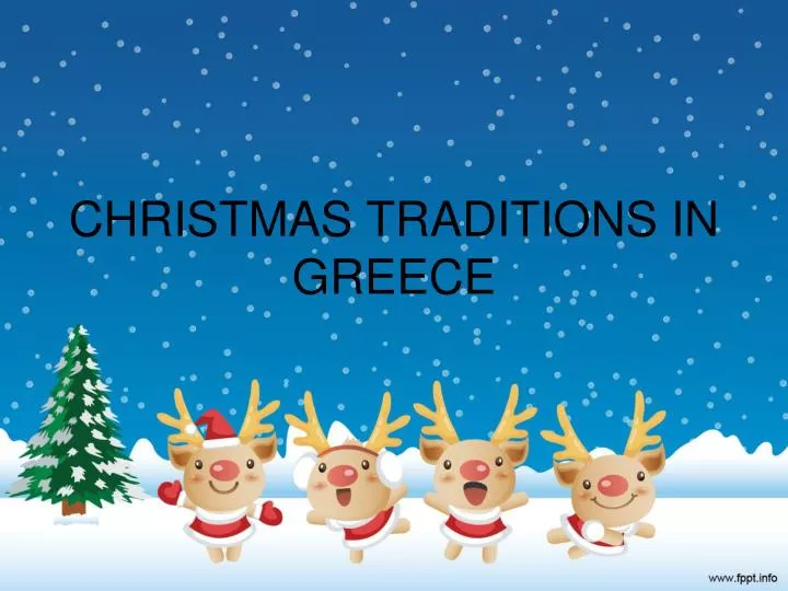 christmas traditions in greece
