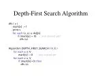 PPT - Depth-first search PowerPoint Presentation, free download - ID ...