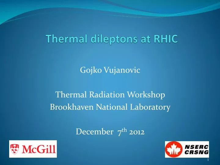 thermal dileptons at rhic