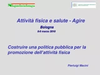 Attività fisica e salute - Agire