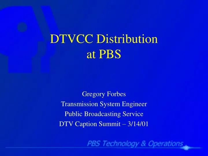 dtvcc distribution at pbs