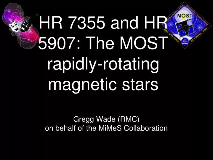 hr 7355 and hr 5907 the most rapidly rotating magnetic stars