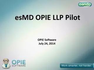 OPIE Software July 24, 2014