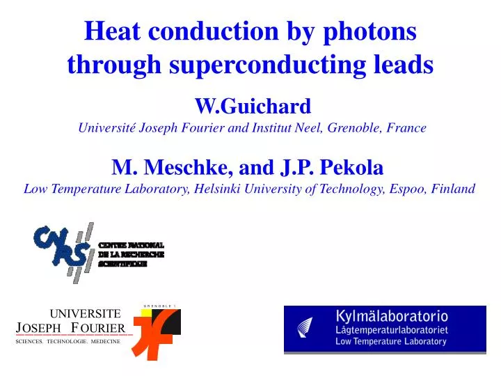 heat conduction by photons through superconducting leads