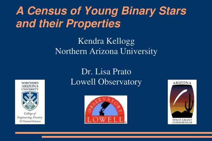 a census of young binary stars and their properties